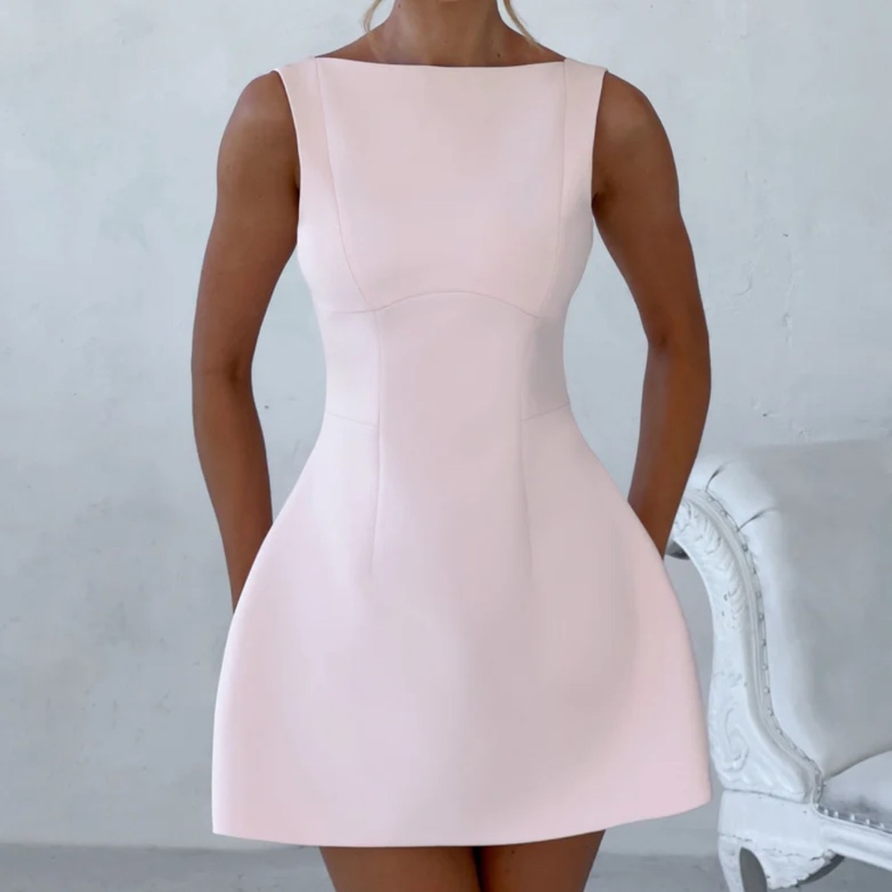 Babyboo Alana Mini Dress - Blush